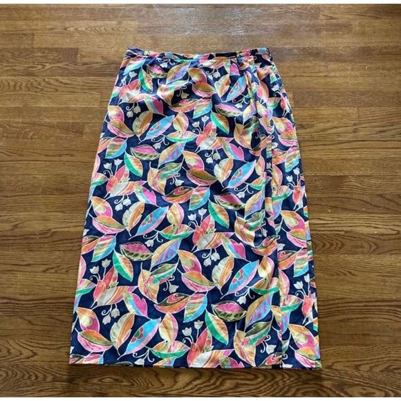 Talbots Corduroy Botanical Skirt Plus Size 18 EUC - Picture 6 of 6